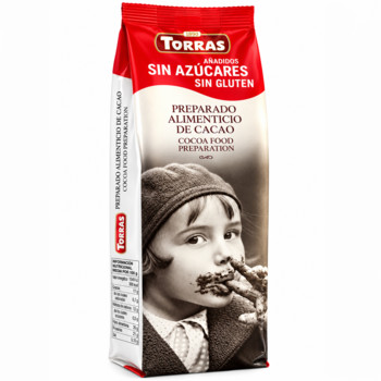 Гарячий Шоколад без доданого Цукру та Глютену Torras sin Azucares Cacao a la Taza 180 г