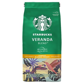 Кава STARBUCKS VERANDA blend, 100 % Арабіка (blonde roast) 200 г. мелена
