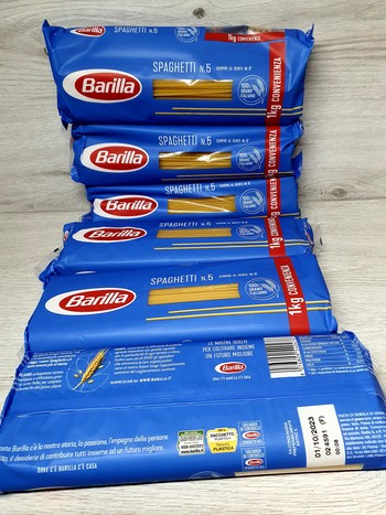 Cпагетті з твердих сортів пшениці BARILLA SPAGYETTI №5, 1 кг