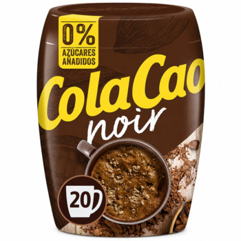 Какао напій Cola Cao Noir 0% цукру (без цукру, без глютену, без пальмової олії) 300 г