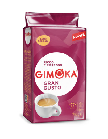 Кава GIMOKA Gran Gusto (червона), 250 г, мелена