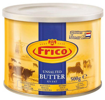 Масло FRICO (ж/б банка) , unsalted BUTTER 81% fat, 500 г