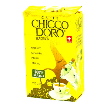 Кава Chicco D'oro Tradition, 100% Арабіка, 250 г, мелена