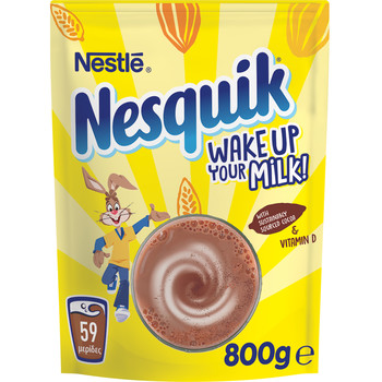 Какао напій Nesquik, 800 г (з вітаміном D, без глютену)
