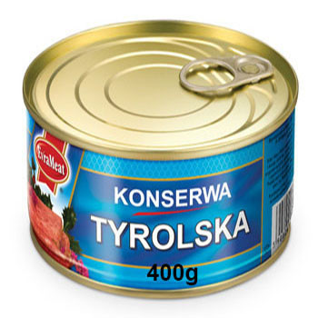 Консерва мясна EvraMeat, Konserwa TYROLSKA (лімітована серія), 400 г