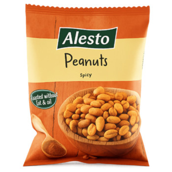 Арахіс смажений пряно гострий Alesto Peanut Spicy 150 г