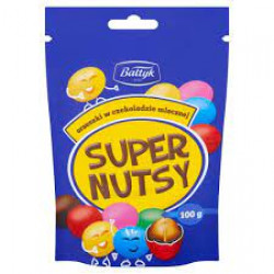 Драже Super Nutsy, арахіс в шоколаді глазурований, 100 г