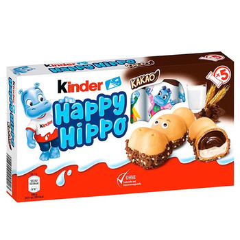 Kinder Happy Hippo Kakao, 103.5г. (5шт.×20,7г.)