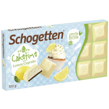 Шоколад Schogetten CakeTime a la Lemon Cupcake (лімітована серія), 100 г