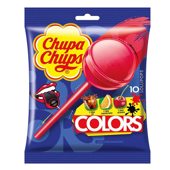 Льодяники Chupa Chups Colors  120 г. (10 шт. 3 смаки)