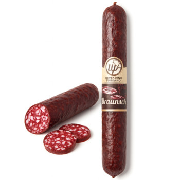Ковбаса Салямі Брауншвейська Contadino Toscano, Braunsch, 400+ г