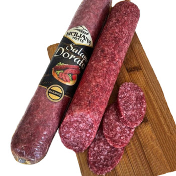 Ковбаса Салямі Siciliana Notte, Salame Dorato, 300г