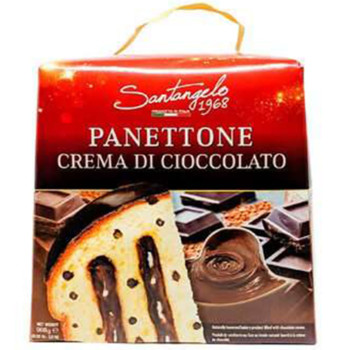 Панеттоне з Шоколадною начинкою Santangelo 1968, Panettone Crema di Cioccolato, 908г.