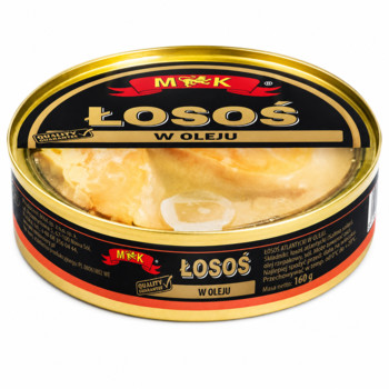 Лосось в олії MK, Losos w Oleju, 160 г
