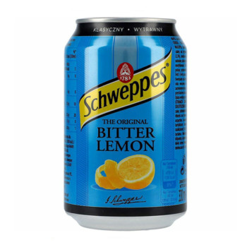 Напій газований Schweppes Bitter Lemon, 330 мл.
