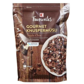 Мюслі з шматками шоколаду (10% шоколаду) Favourites Gourmet Muesli, 500 г.