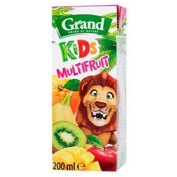 Сік Мультифруктовий Grand Kids Multifruit, 200 г