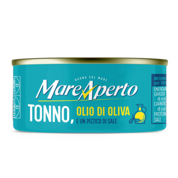 Тунець шматком в оливковій олії, Mare Aperto Tonno all Olio di Oliva, 120 г