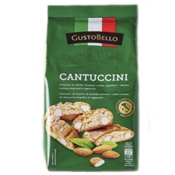 Печиво GustoBello Cantuccini з мигдалем, 250 г