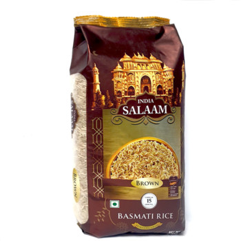 Рис Коричневий INDIA SALAAM, Basmati Rice Brown, 1000 г.