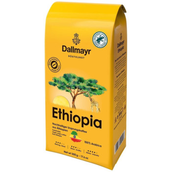 Кава в Зернах Далмаєр Ефіопія 100% Арабіка Dallmayr Ethiopia 100% Apabica , 500 г