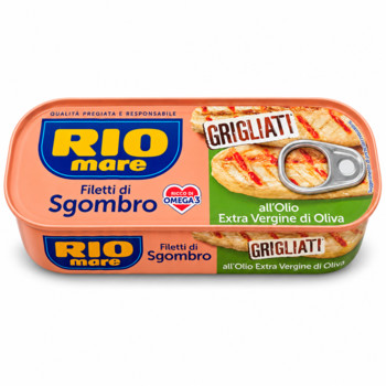 Філе Макрелі на Грилі в Оливковій Олії Rio Mare Filletti di Sgombro all Olio Extra Vergine di Oliva 120 г