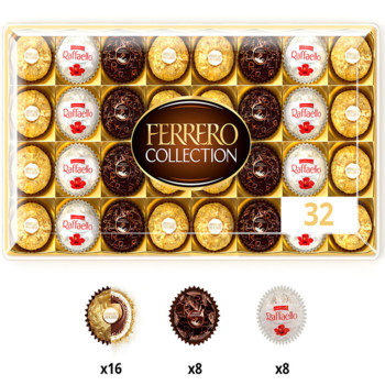 Цукерки Ferrero COLLECTION, 359 г (32 цукерки)