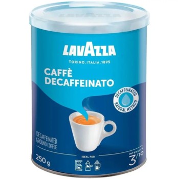 Кава Lavazza DEK Classico З/Б, 250 г., мелена, (без кофеїну)
