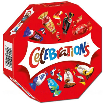 Цукерки Шоколадні Celebrations, 186 г