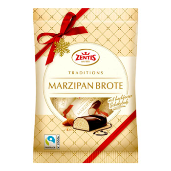 Марципан ZENTIS, Marzipan Brote, 100г (4*25г)