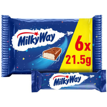 Шоколадні батончики Milky Way 129г (6*21.5г)
