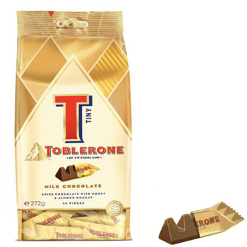 Шоколаді цукерки Tobleron  Tiny Milk (молочні з медом та мигдалем), 272г
