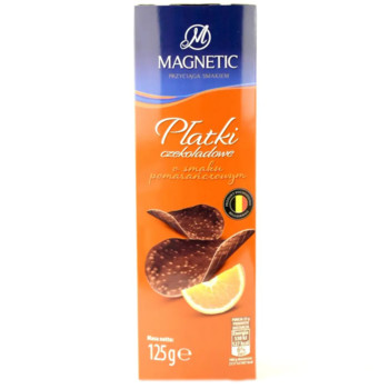 Шоколадні "Чіпси" MAGNETIC, з Апельсиновим смаком, 125 г