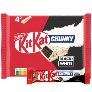 Шоколадні батончики KitKat Chunky Black White 168г (4*42г)