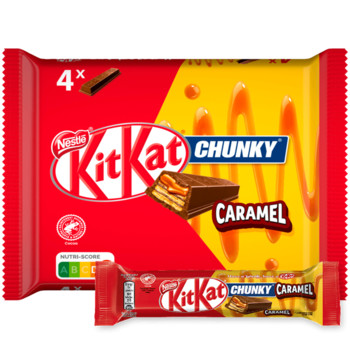 Шоколадні батончики KitKat Chunky Caramel 174г (4*43.5г)