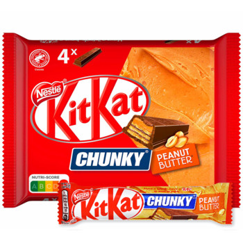 Шоколадні батончики KitKat Chunky Penut Butter 168г (4*42г)