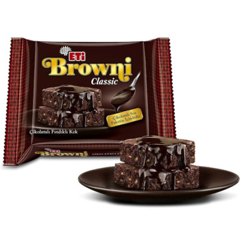 Печиво Шоколадно Горіхове Eti Browni Chocolate & Hazelnut Cace, 200г