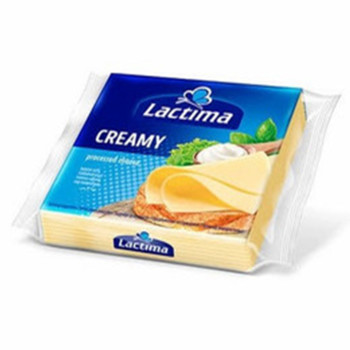 Сир тостовий, плавленний Lactima Creamy. 130 г