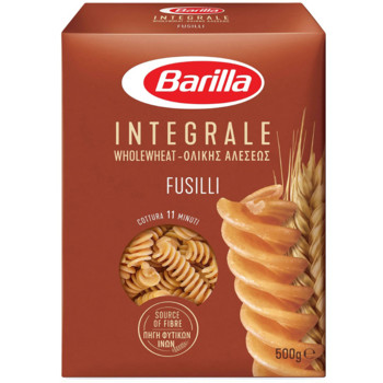 Макарони  (паста) Цільнозернові Барілла Barilla Integrale Fusilli, 500 г