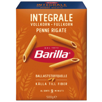 Макарони  (паста) Цільнозернові Барілла Barilla Integrale Penne Rigate, 500 г