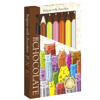 Шоколадні Олівці (Бельгійський шоколад), The Cocolate Pencils, Belgian milk Chocolate, 100г