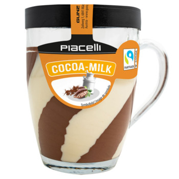 Шоколадна паста Шоколадно-Молочна Piacelli Cocoa Milk Cream (Кружка) 300г