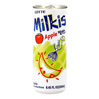 Напій газований молочний Lotte Milkis Apple Korean Cream Soda, 250мл