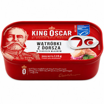 Печінка Тріски King Oscar Watrobki z Dorsza 115 г