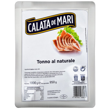 Тунець у Власному Соці Calata de Mari Tono al Naturale 1000 г.