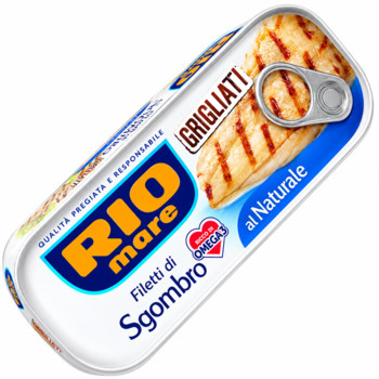 Філе Макрелі на Грилі у Власному Соку Rio Mare Filletti di Sgombro al Naturale 120 г