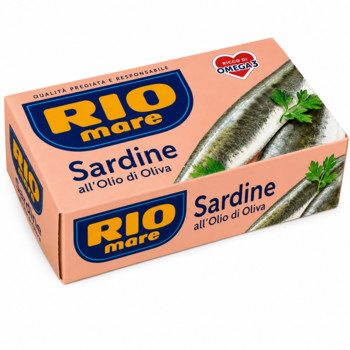 Сардини в Оливковій Олії Rio mare Sardine all Olio di Oliva 120 г