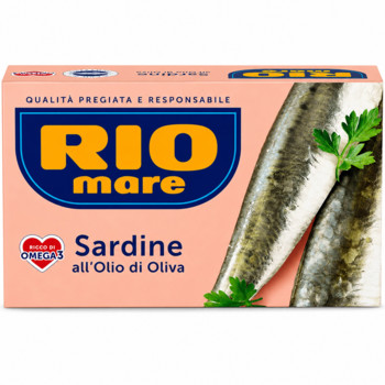 Сардини в Оливковій Олії Rio mare Sardine all Olio di Oliva 120 г