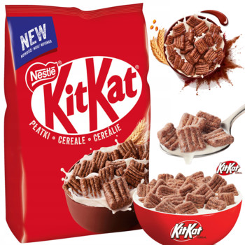 Сухий Сніданок Кіт Кат Нестле, Kit Kat Nestle Cereale Platki, 350 г