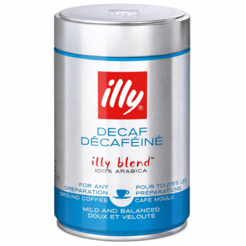 Кава Мелена без Кофеїну illy Decaffeinato 100% Arabica 250 г